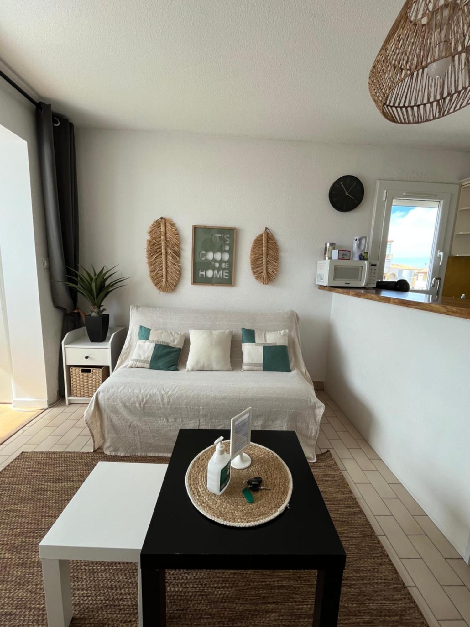 T2 Vue Panoramique Sur Mer Quartier Des Quilles 塞特港 外观 照片